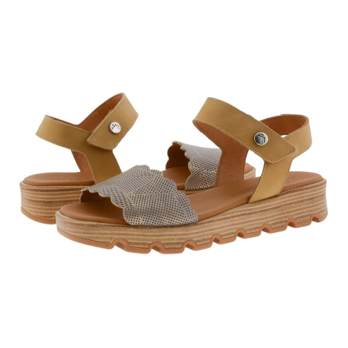 Sandalias Cu A Piel Nobuck Camel Paula Urban Paula Alonso Tienda Online