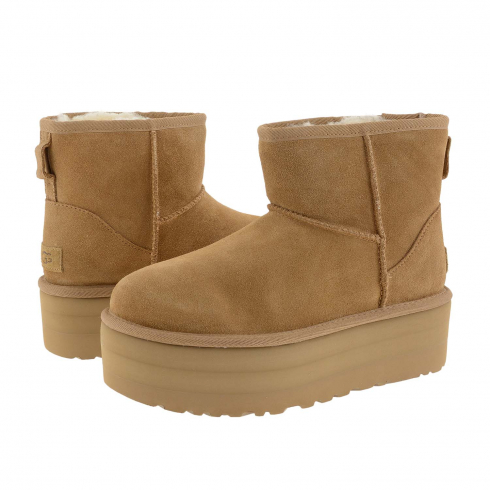 Botines cuero 1134991 Classic Mini Platform UGG